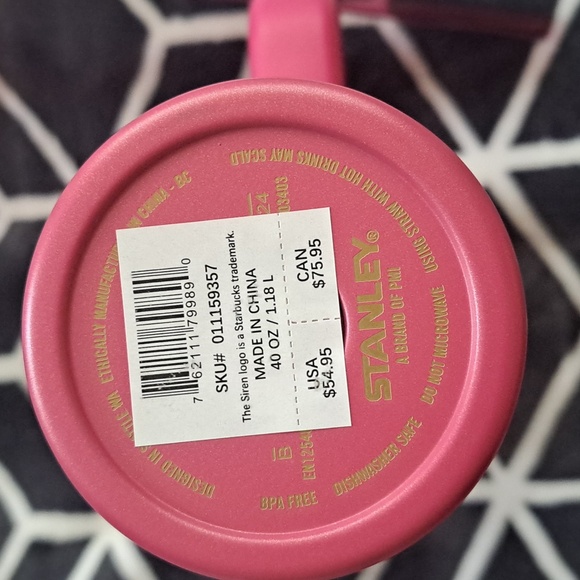 Stanley Wicked Pink Quencher Tumbler Water Bottle NEW NWT - Picture 7 of 10